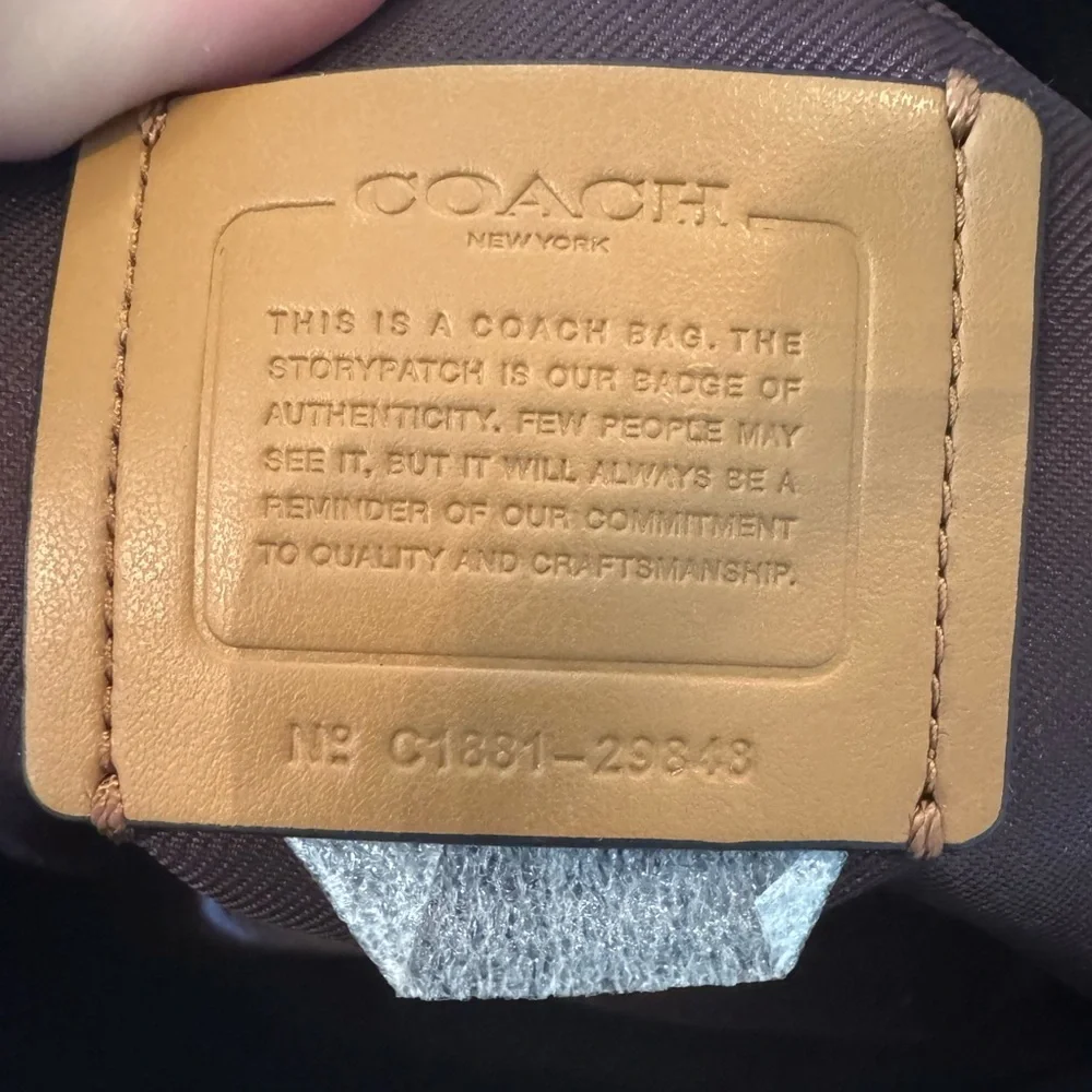 Coach - 2018 Legacy Jacquard Prairie Satchel w/Crossbody Strap EUC - Picture 8 of 9